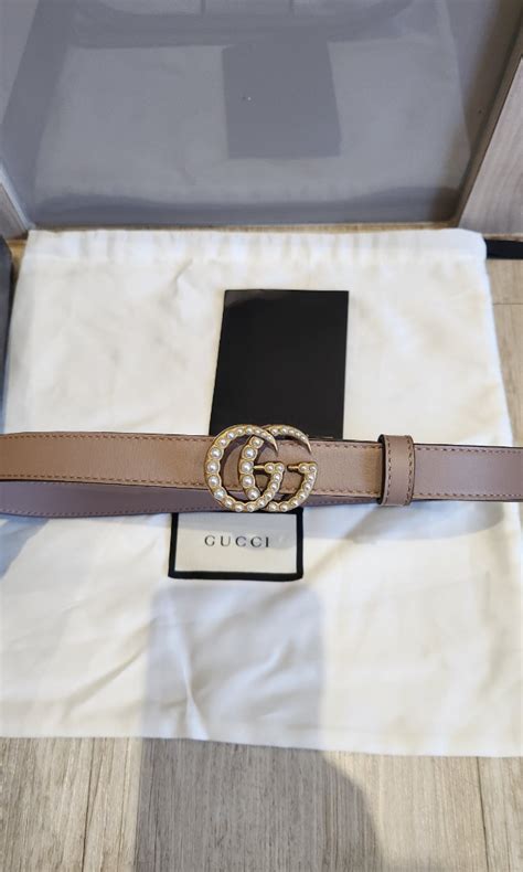 cintura gucci marmont perle|GUCCI GG Marmont gold.